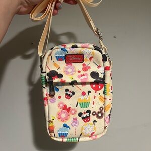 NWT Disney Cream Crossbody Bag with Snacks